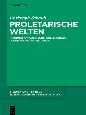 cover image of Proletarische Welten